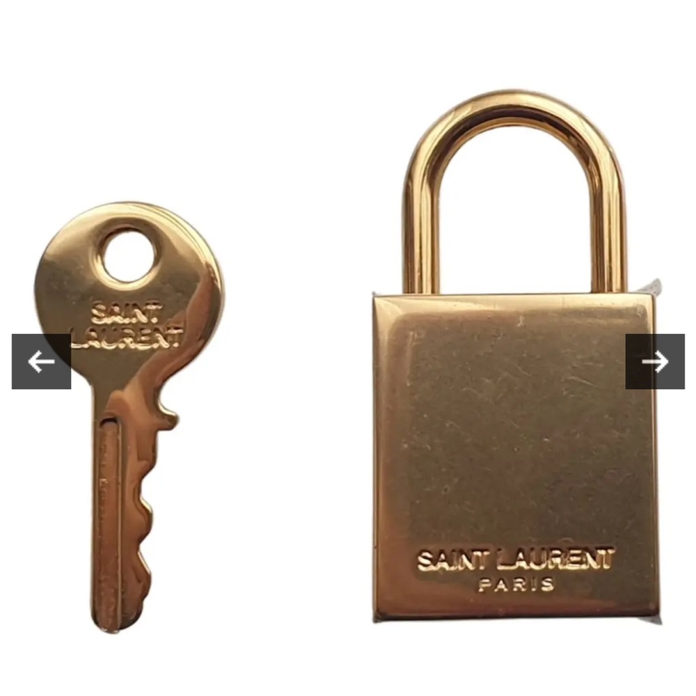 ISO Saint Laurent Gold Lock and Key